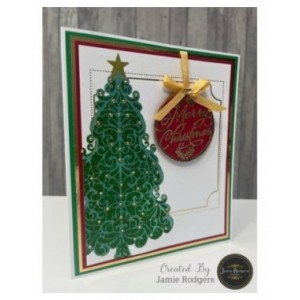 Jamie Rodgers Crafts - Opulent Tree Trio - Focal Stencil Collection - JRCST0020