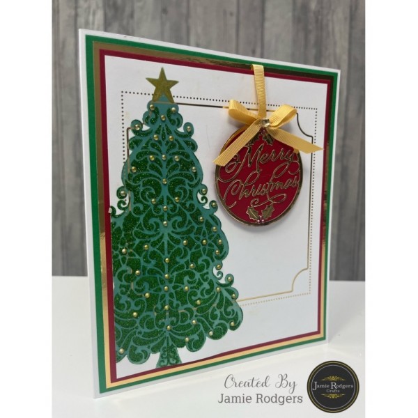 Jamie Rodgers Crafts - Opulent Tree Trio - Focal Stencil Collection - JRCST0020