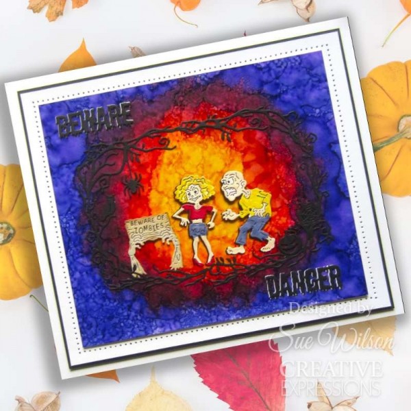 Creative Expressions - Sue Wilson Halloween Zombie Party Craft Die - CED21063