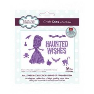 Creative Expressions - Sue Wilson Halloween Bride of Frankie Craft Die - CED21064