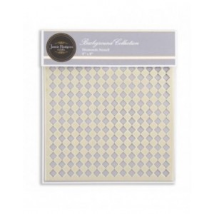 Jamie Rodgers Crafts - Diamonds - 8"x 8" Background Stencil - JRCST0008