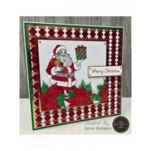 Jamie Rodgers Crafts - Diamonds - 8"x 8" Background Stencil - JRCST0008