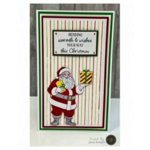 Jamie Rodgers Crafts - Pinstripe Elegance DL Clear Stamp - JRC0007