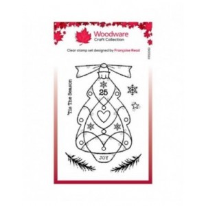 Woodware - Glass Tree 4 in x 6 in Stamp Set - FRS1061