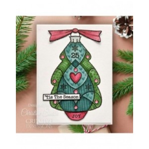 Woodware - Glass Tree 4 in x 6 in Stamp Set - FRS1061