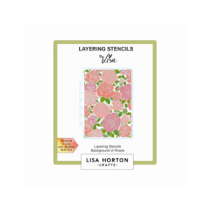 Lisa Horton - Background Of Roses Layering Stencils - LHCAS187