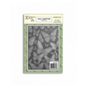 Lisa Horton - Mariposa 5 x 7 Embossing Folder - LHCEF238