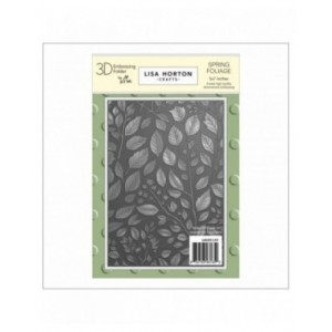 Lisa Horton - Spring Foliage 5 x 7 Embossing Folder - LHCEF237