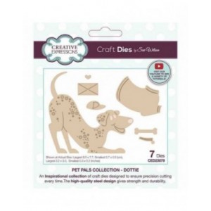 Creative Expressions - Sue Wilson Pet Pals Dottie Craft Die - CED23079
