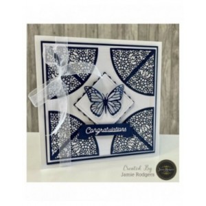 Jamie Rodgers Crafts - Congratulations Layered Sentiment - JRCD0052