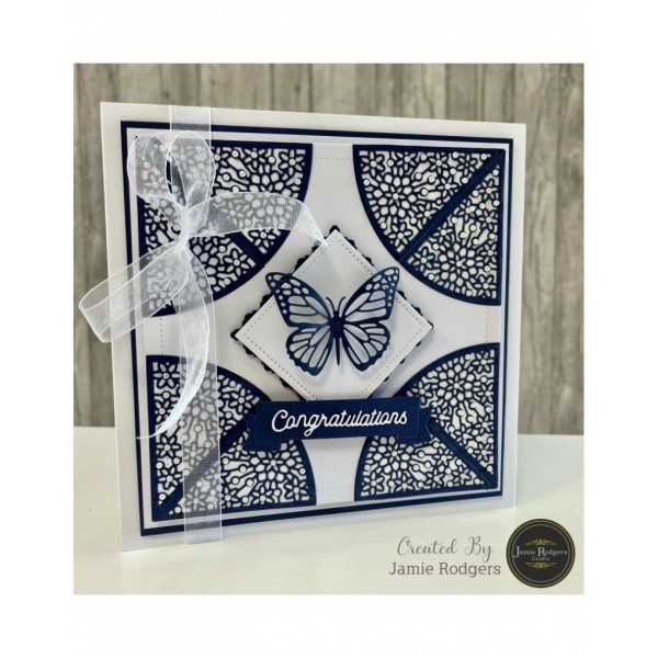 Jamie Rodgers Crafts - Congratulations Layered Sentiment - JRCD0052