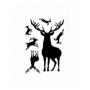 Card-io - Stately Stag A7 Stamp Set - CCSTSTA-03