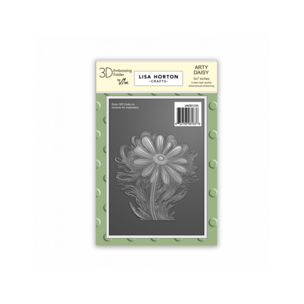 Lisa Horton - Arty Daisy 5 X 7 Embossing Folder - LHCEF235