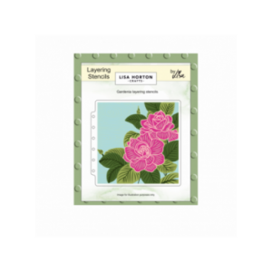 Lisa Horton - Gardenia 6" x 6" Layering Stencils - LHCAS210