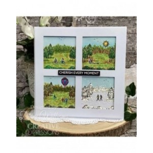 Creative Expressions - Sue Wilson Village Scenes 4 in x 6 in Stamp Set - CEC1133