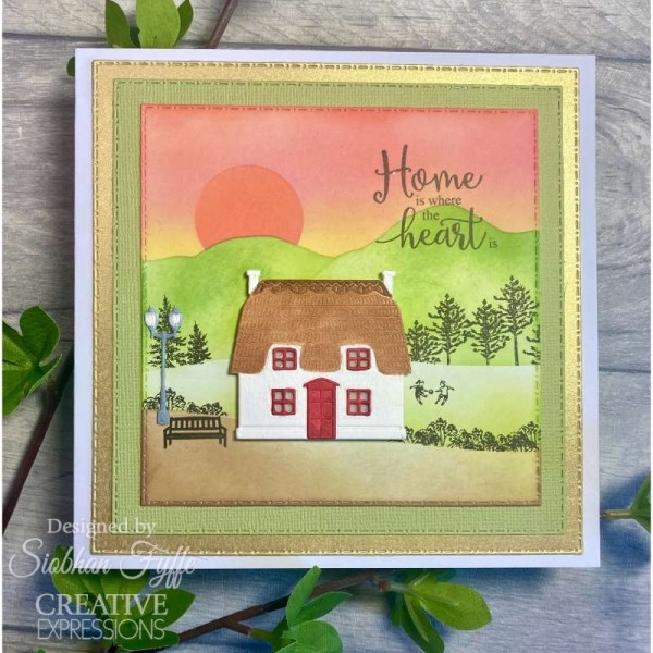 Creative Expressions - Sue Wilson Village Scenes 4 in x 6 in Stamp Set - CEC1133