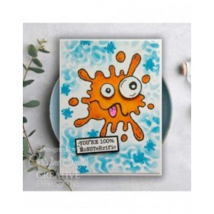 Woodware - Funky Swirls 6 in x 6 in Stencil - FRST087