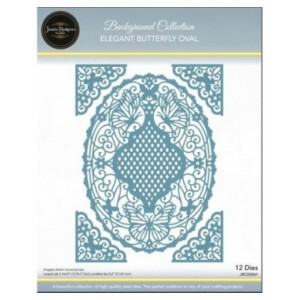 Jamie Rodgers Crafts - Elegant Butterfly Oval Die Set - JRCD0061