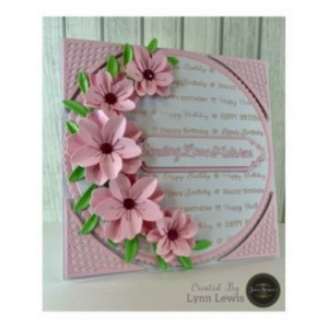 Jamie Rodgers Crafts - Happy Birthday Lines DL Stamp - JRC0025