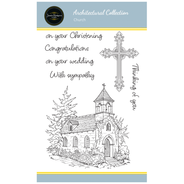 Jamie Rodgers Crafts - Church Clear Stamp Set - JRC0029
