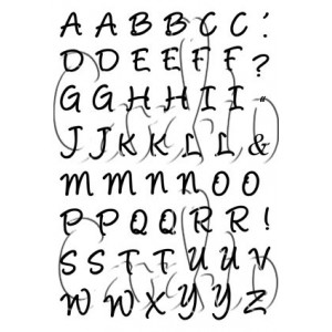 Card-io - Alphabet 1 Clear Stamp  - CCSTALP-01
