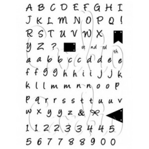 Card-io - Clear Stamp Alphabet 2 Bunting - CCSTALP-02
