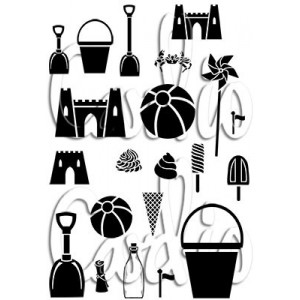 Card-io - Clear Stamp Buckets of Fun - CCSTBUC-01