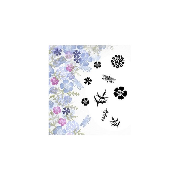 Card-io - Clear Stamp Wild Flowers - MAWI-05