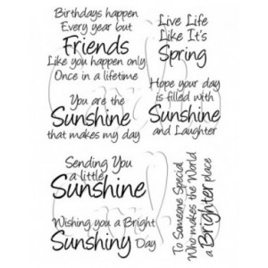 Card-io - Sunny Sentiments Stamp Set - CCSTSUN-04