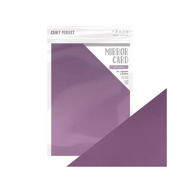 Craft Perfect - Mirror Card Satin - Soft Amethyst - 9480e