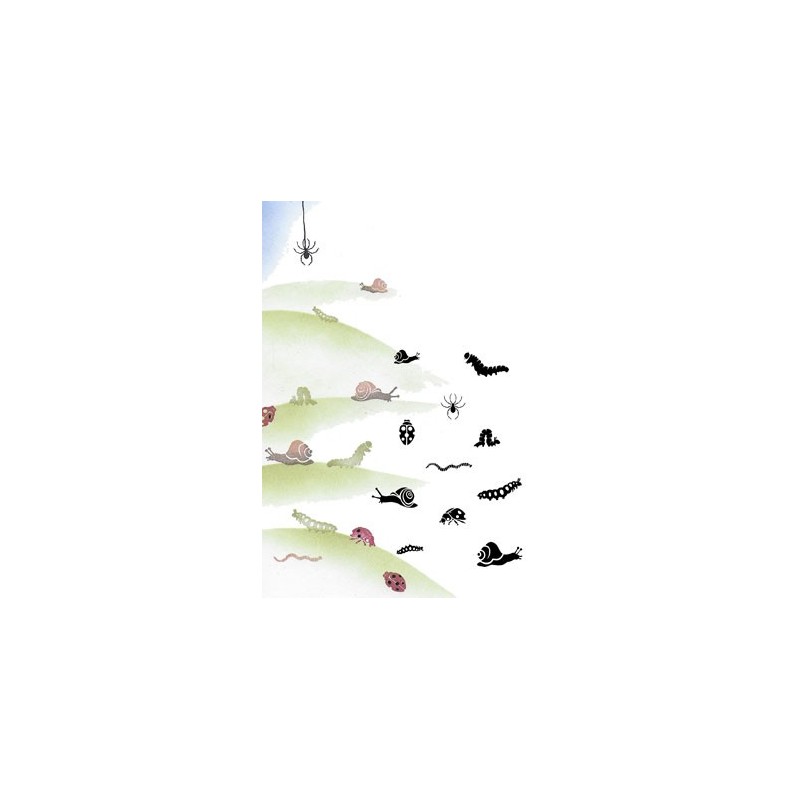 Card-io Majestix Clear Stamp Bugs and Snails - MABU-02
