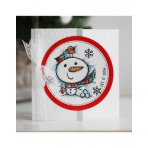 Woodware - Clear Singles Little Snowman 4 in x 4 in stamp - FRS084