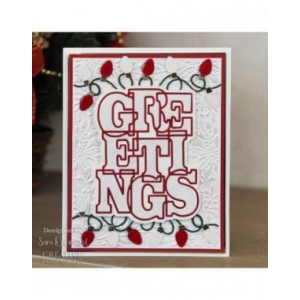 Creative Expressions - Sue Wilson Big Bold Words Greetings Craft Die & Stamp Set - CEDSD022