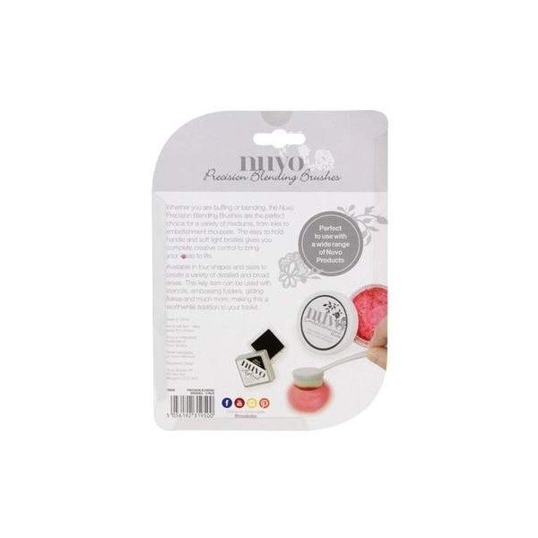 Nuvo - Precision Blender Brushes - 4 Pack - 1950n