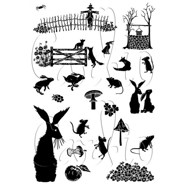 Card-io - Field Day A6 Clear Stamp Set - CCSTFIE-01