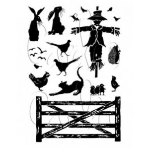 Card-io - On the Fence A6 Clear Stamp Set - CCSTONT-02
