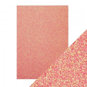 Craft Perfect - Glitter Card - Candy Floss - A4 5/PK - 9951e