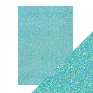 Craft Perfect - Glitter Card - Tropical Tide - A4 5/PK - 9950e