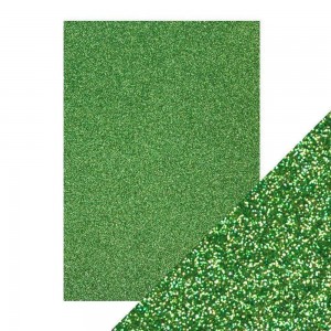 Craft Perfect - Glitter Card - Lucky Shamrock - A4 5/PK - 9945e
