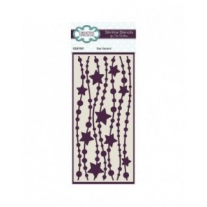 Creative Expressions - Sue Wilson Star Garland Slimline Stencil - CEST057