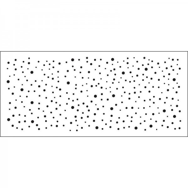 Creative Expressions - Snowfall DL Stencil - CEST060
