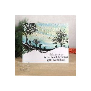 Creative Expressions - Snowfall DL Stencil - CEST060