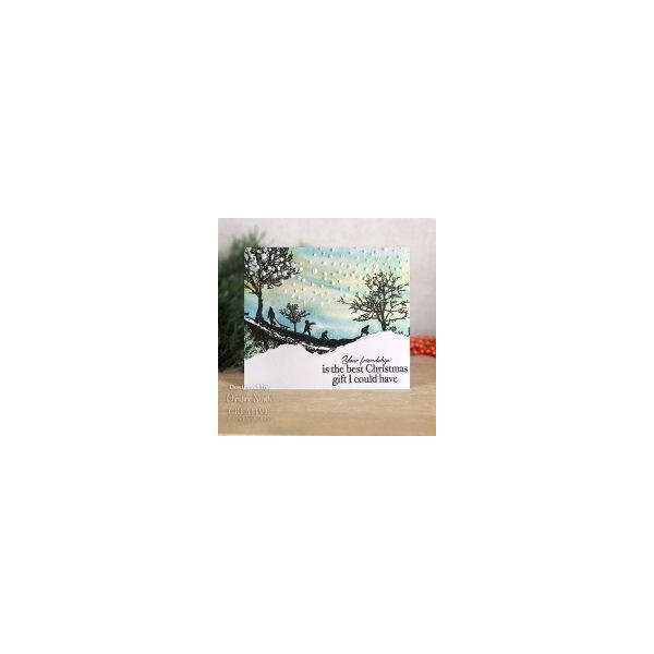 Creative Expressions - Snowfall DL Stencil - CEST060