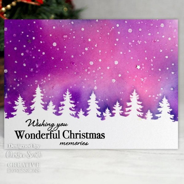 Creative Expressions - Forest Elements DL Stencil - CEST058