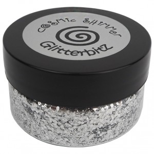 Cosmic Shimmer - Glitterbitz Silver Chrome 25ml - CSGBSILVER