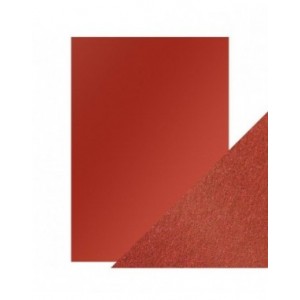 Craft Perfect - Pearlescent Card - Red Velvet A4 (5/PK) - 9506e