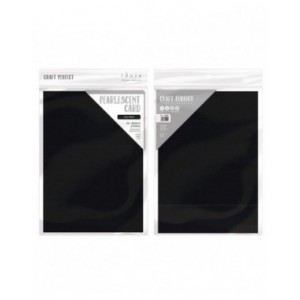 Craft Perfect - Pearlescent Card - Onyx Black - A4 (5/PK) - 9498e