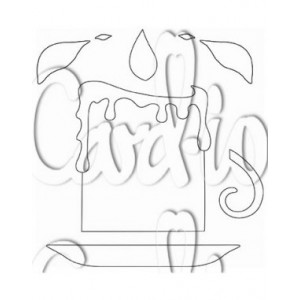 Card-io - Candle In The Wind Stencil - STCA-01