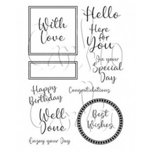 Card-io - In The Frame A6 Clear Stamp Set - CCSTINT-01