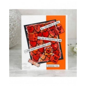 Woodware - Clear Singles Love Strips 4 in x 6 in Stamp - FRS898